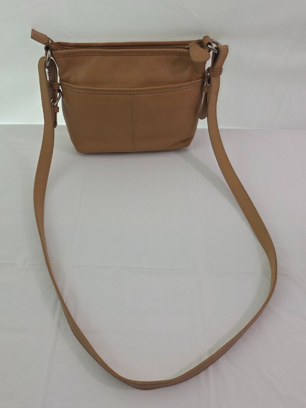 The Sak Leather Adjustable Strap Shoulder Crossbody Handbag - Picture 7 of 16